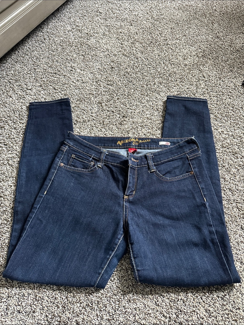 Arizona Jean Company Indigo Skinny Jeans - Dark Blue